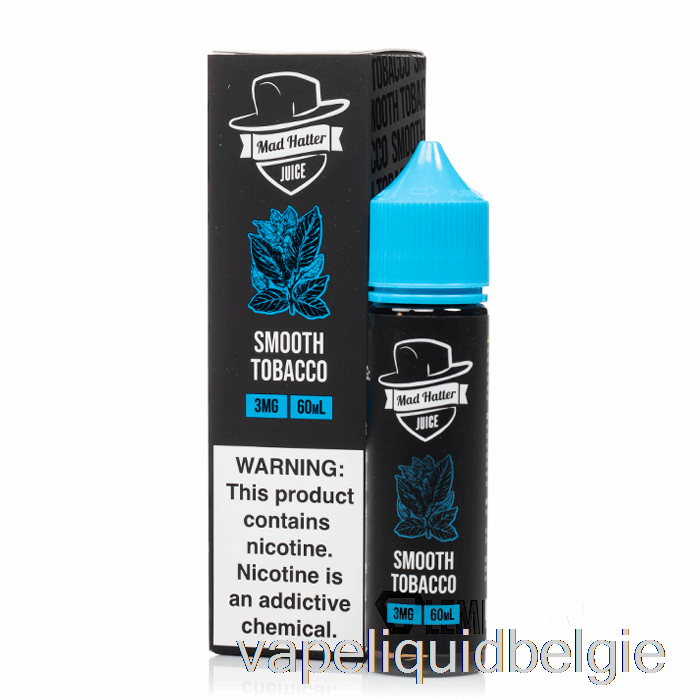 Vape Vloeibare Gladde Tabak - Gekke Hoedenmaker - 60ml 3mg